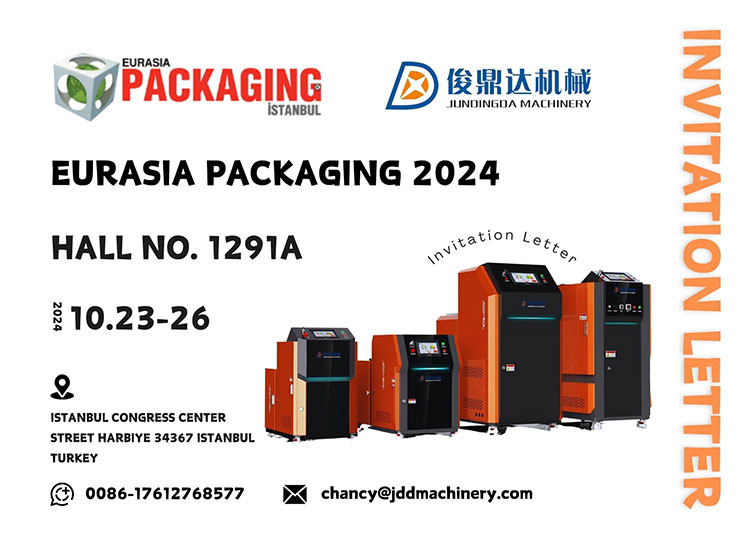 Ruian Jundingda Machinery Co., Ltd. ved Eurasia Packaging 2024, Istanbul, Tyrkia