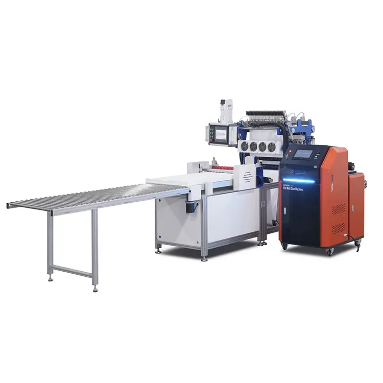 Fiberglass syntetisk mediefilterproduksjonslinje